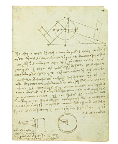 Codex on the Flight of Birds, Folio 4 Recto by Leonardo da Vinci